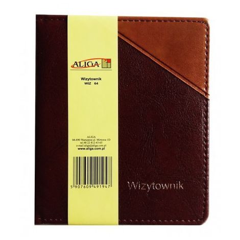 Wizytownik Aliga na 64 wizytówki